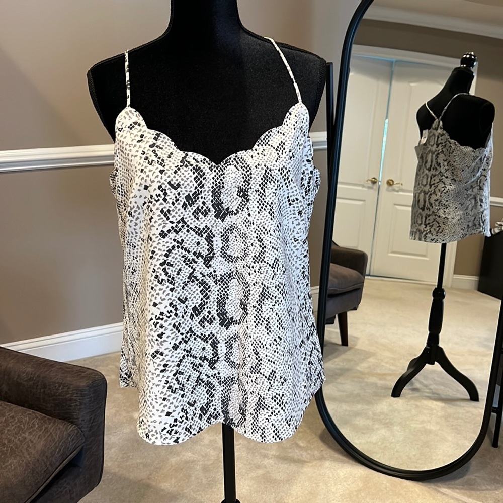 J Crew snakeskin cami